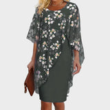 Amalie - Elegantní šaty s květinovým topem z chiffon